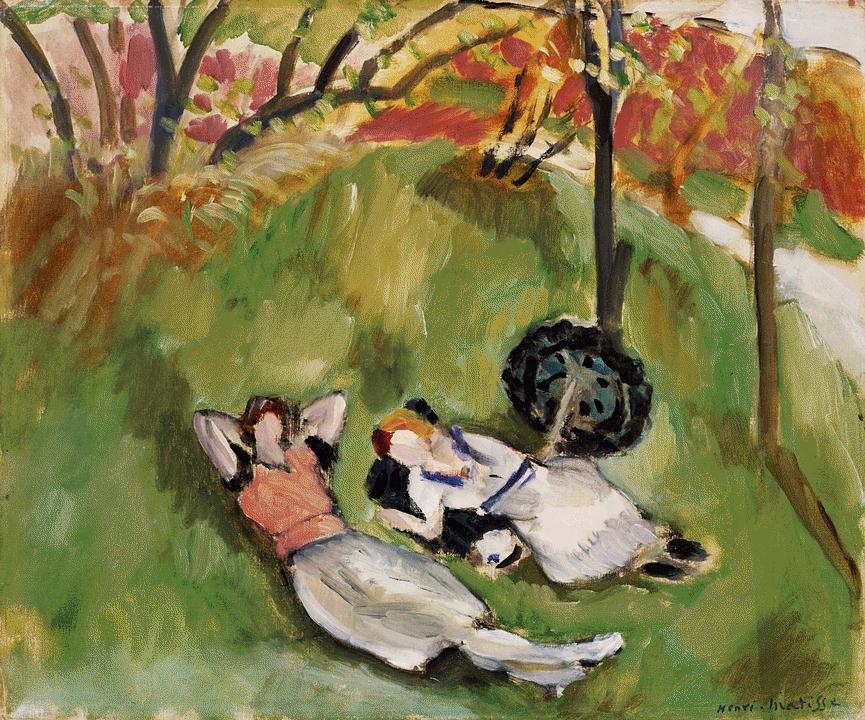 Henri Matisse - Two Figures Reclining in a Landscape 1921